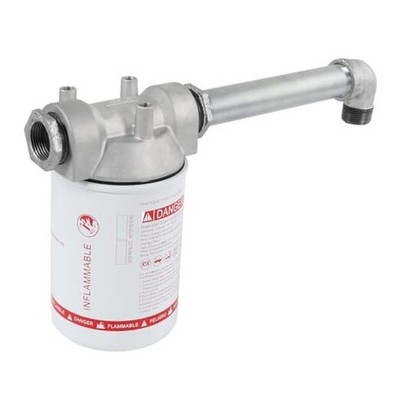 DICMIC High Flow Fuel Filter Kit, 3/4  NPT 25 GPM 30 Micron Spin-on Cartridge