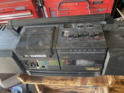 Sharp WQ-T354 Ghettoblaster Boombox radio cassette Player | eBay