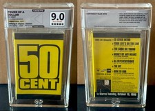 50 CENT - POWER OF THE DOLLAR - RARE 1999 Sealed PROMO EP Cassette - Rewind 9.0