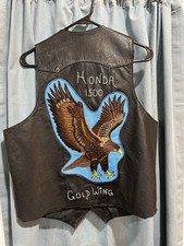 Vintage Leather Vest From The 70  s.