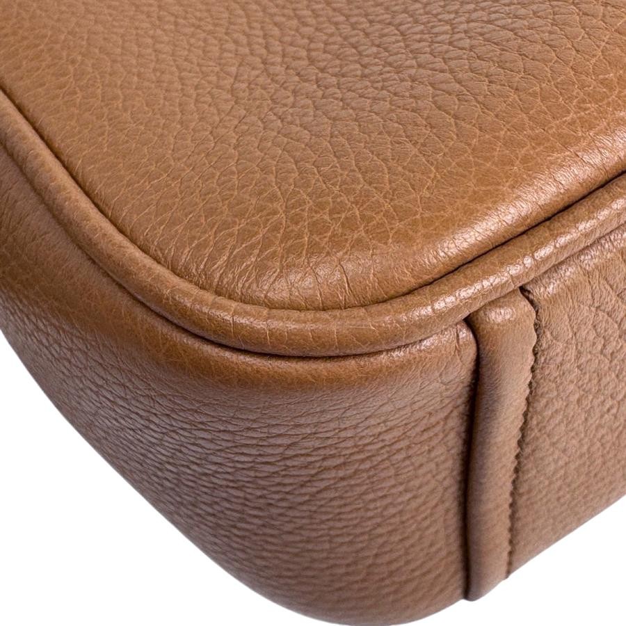 PRADA Shoulder Bag Brown Leather 21cm x 14cm x 6cm #BS638 thumbnail 5