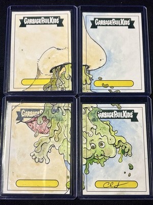 Garbage pail kids  Late To School   Loaded Sketch,  Gooey Huey/Bobbi Booger