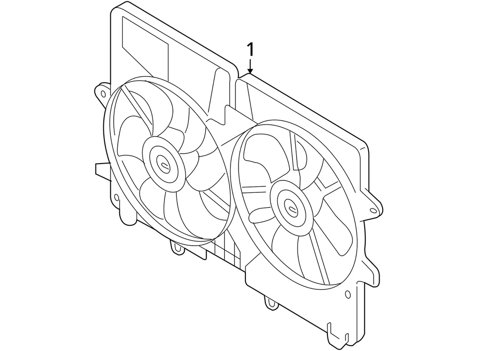 Radiator Fan Motor Fan Assembly VIN G 8th Digit Fits 08-11 MAZDA TRIBUTE 716427 Foto 4 de 4