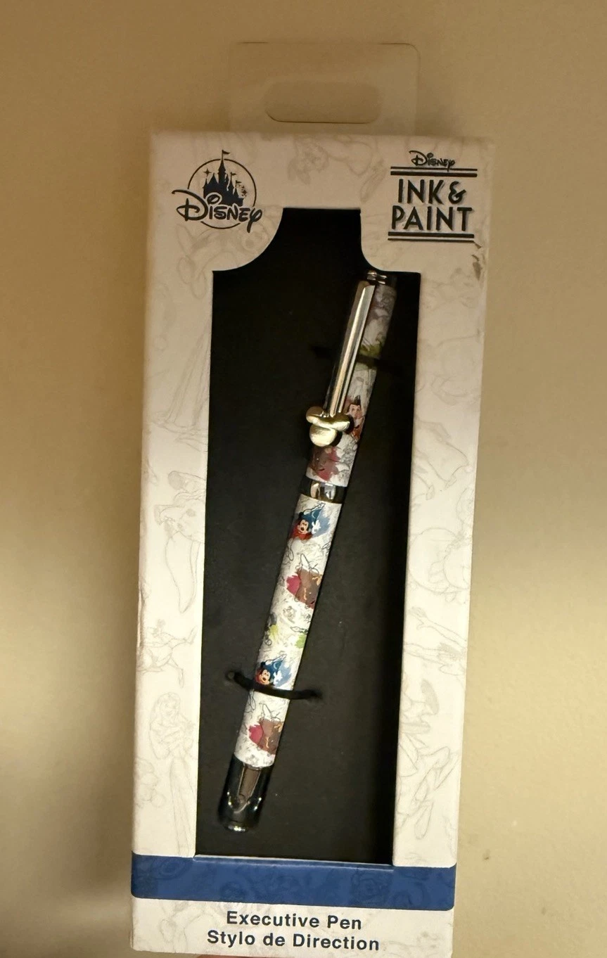 Disney Parks Ink & Paint Executive Pen SORCERER MICKEY DUMBO Collectible NEW!
