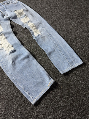 Vintage 90s Levi's 501 Distressed Denim Pants Jeans y2k Men's