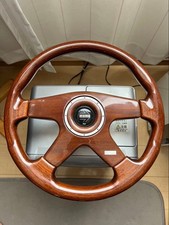 Momo Wood Steering Wheel Vintage Well Preserved Minimal Wear