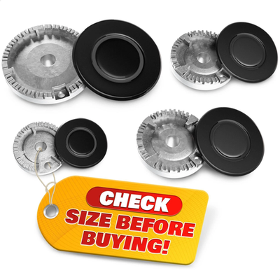 #ad 4Pcs Portable Gas Stove Burner Replacement Surface Burner Head Replacement Stove $26.58