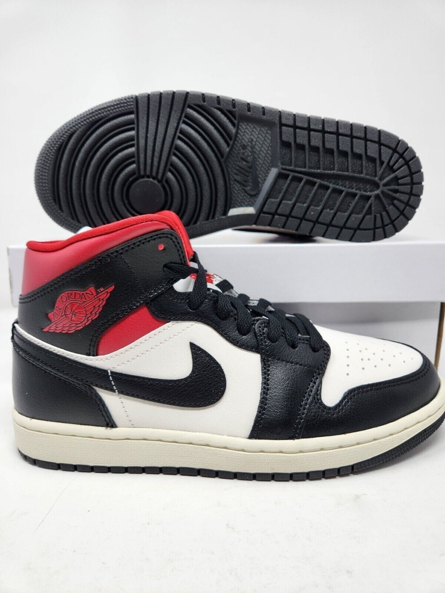 Nike Air Jordan 1 Mid Shoes 'Red Panda' Gym Red BQ6472-061