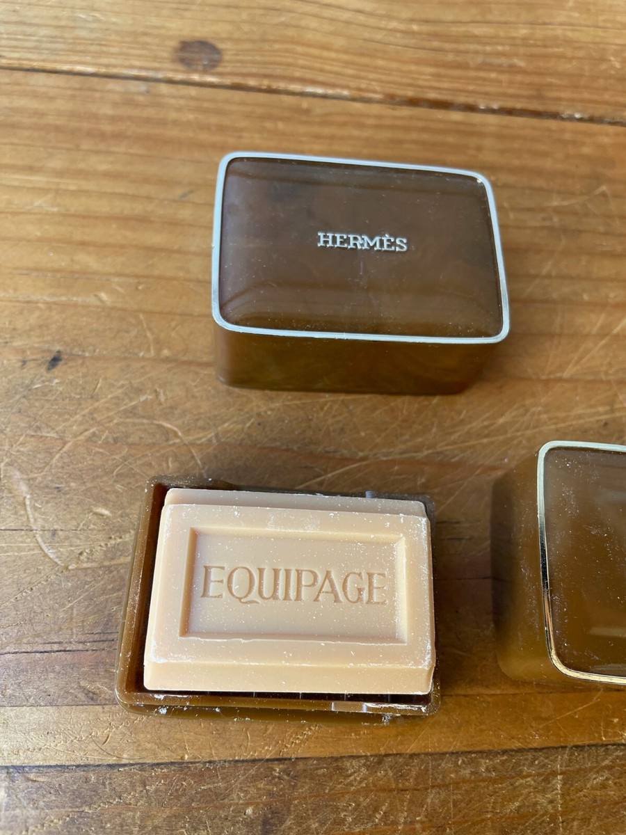 Lot Of 2 NEW Hermes Equipage Soap Savon Perfume Travel Size 24g
