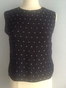 alice and olivia polka dot top