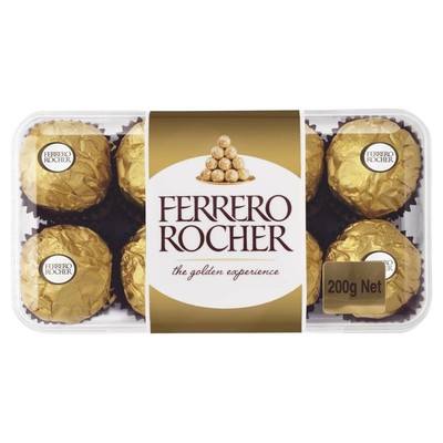 Ferrero rochers 16's 200g t-16 (8000500037133)