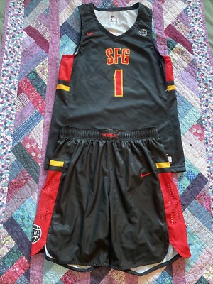 Nike EYBL Basketball Jersey Shorts Strive For Greatness SFG