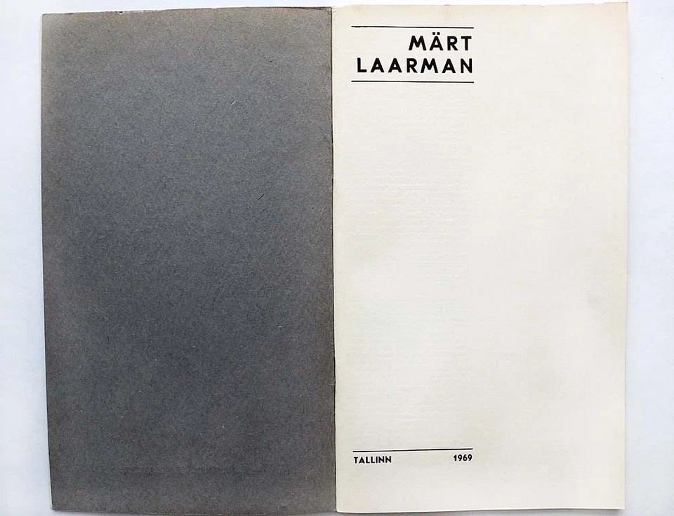 MÄRT LAARMAN Personal ART EXHIBITION in Tallinn 1969 Illustrated CATALOG ESTONIA - Image 3 of 4