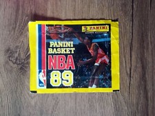 Basket NBA 89 sticker pack packet Basketball 1988-89 first Panini album