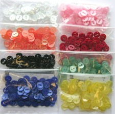 Round Fish Eye Buttons ( Choice Of Size Quantity & Colour ) 16s 18s 22s 26s 30s