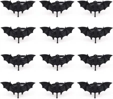 Halloween Napkin Ring Set Bat Napkin Ring Holder Black Spooky Napkin Ring Metal 