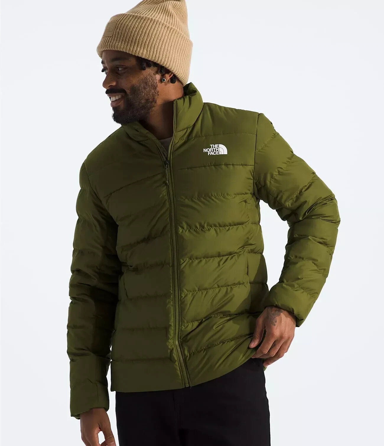 The North Face Aconcagua 3 Green Puffer Jacket