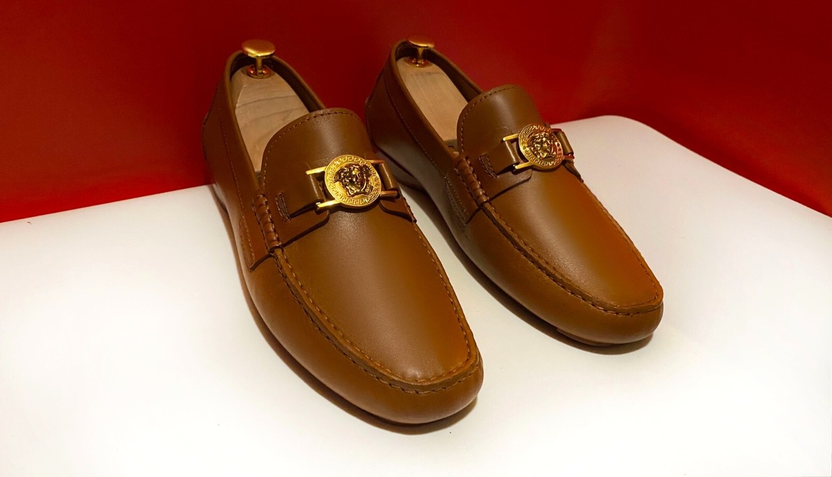 靴 GIANNI VERSACE leather shoes loafer 43 靴 GIANNI VERSACE leather shoes loafer 43 9.00 !! VERSACE