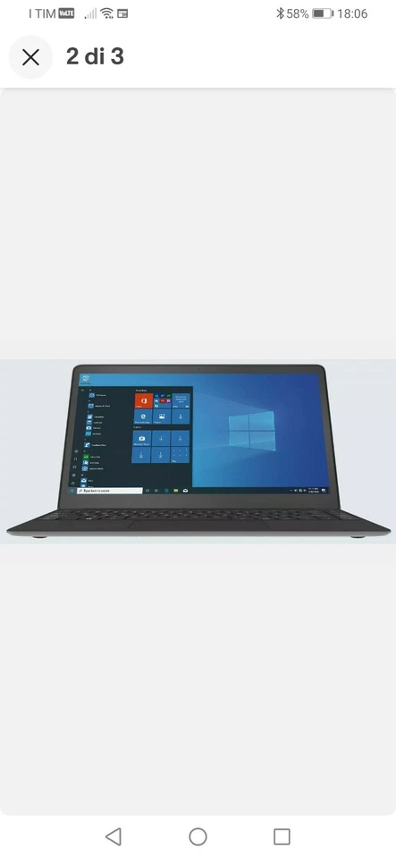 NOTEBOOK MEDIAPAD SMARTPAD 14" 64 GB ROM 2 PROCESSORI NUOVO GARANZIA 24 MESI - Immagine 3 di 4