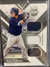 Mitchell Kranson Twins 2016 Elite Extra Edition Triple Materials #TM-MK /149