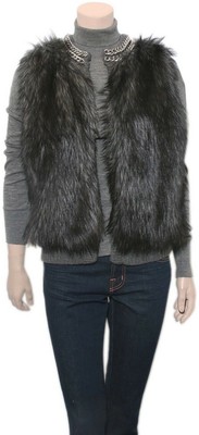 michael kors fur vest