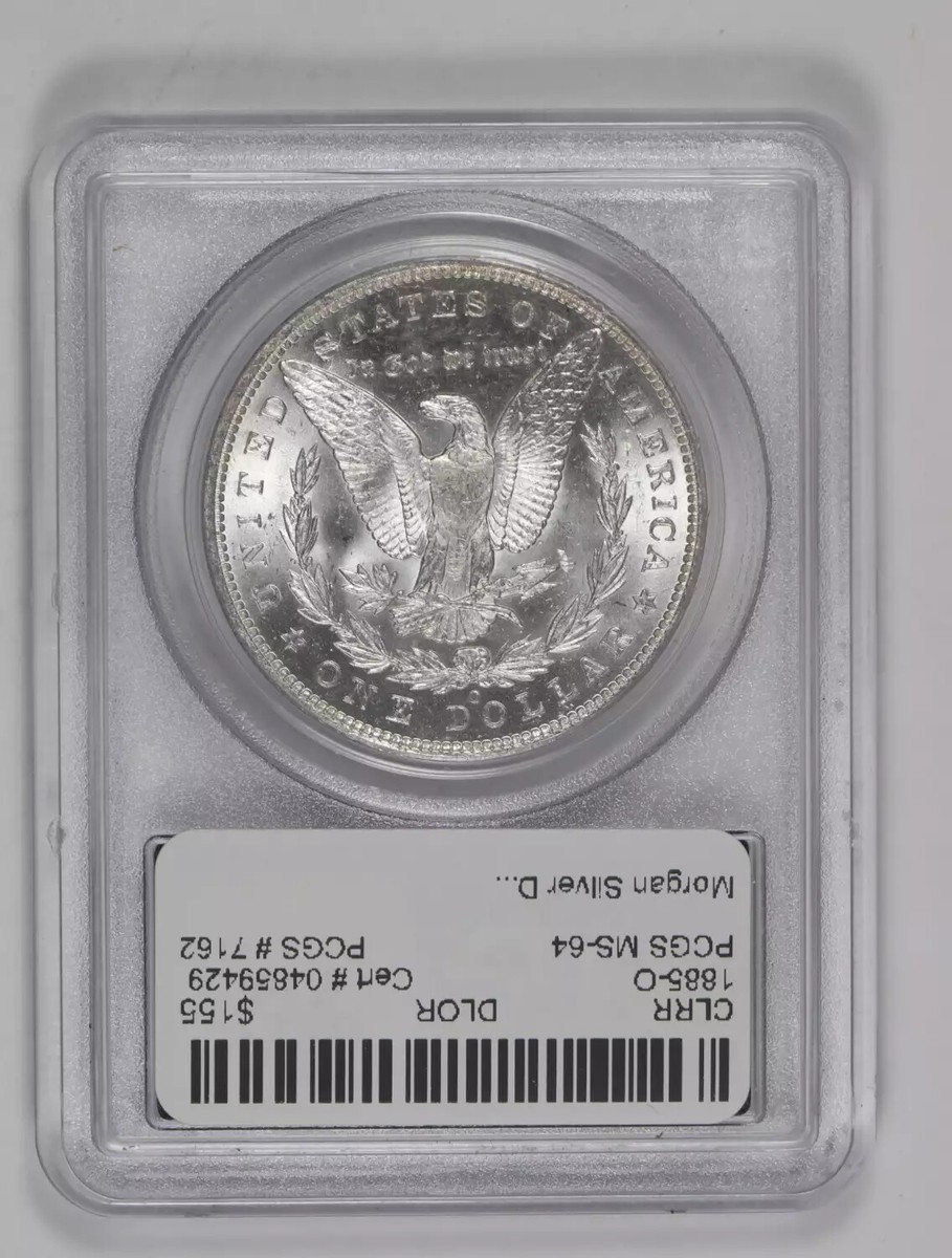 アメリカ　モルガンダラー銀貨1885 o MS-64 PCGS アメリカ モルガンダラー銀貨1885 o MS-64 PCGS | GoldSilverJapan