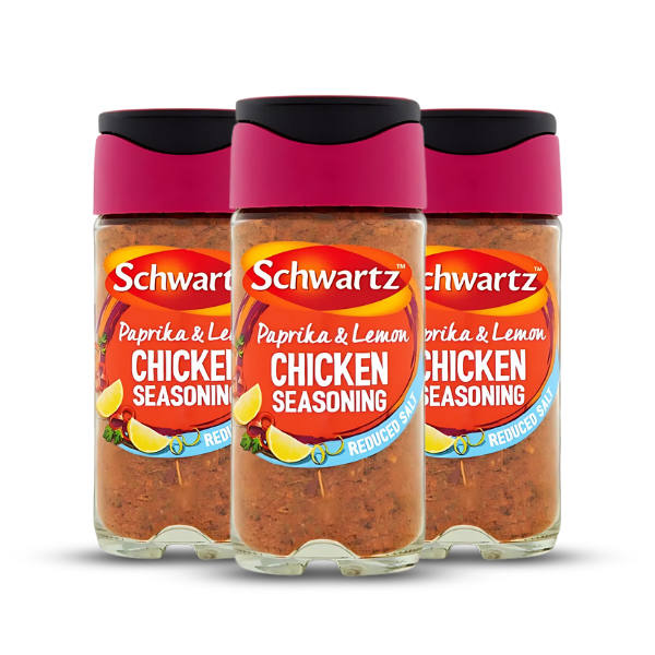 Schwartz Paprika Lemon Chicken Seasoning No Added Salt Jar 43g