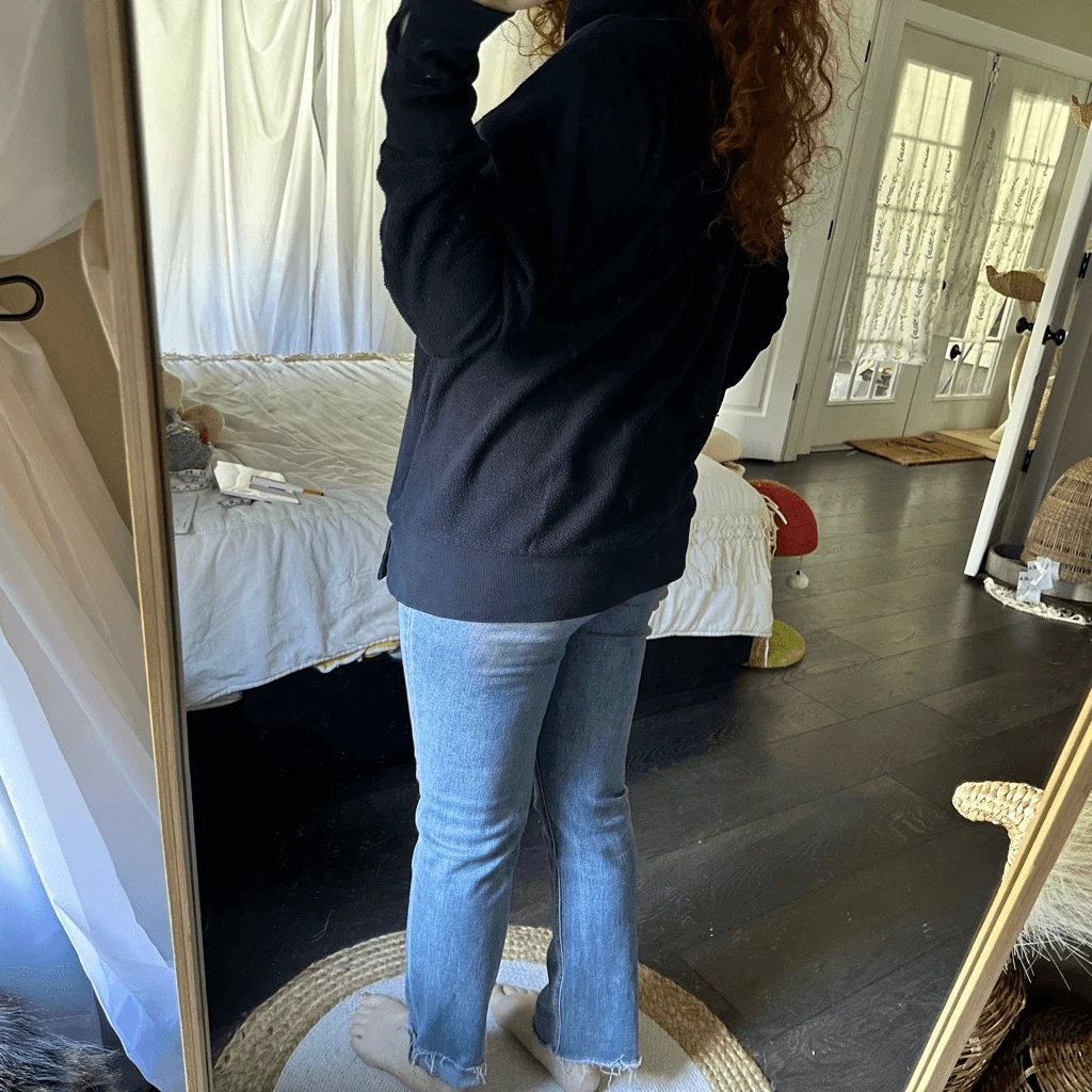 alo-yoga funnel neck turtleneck sherpa pullover sweater