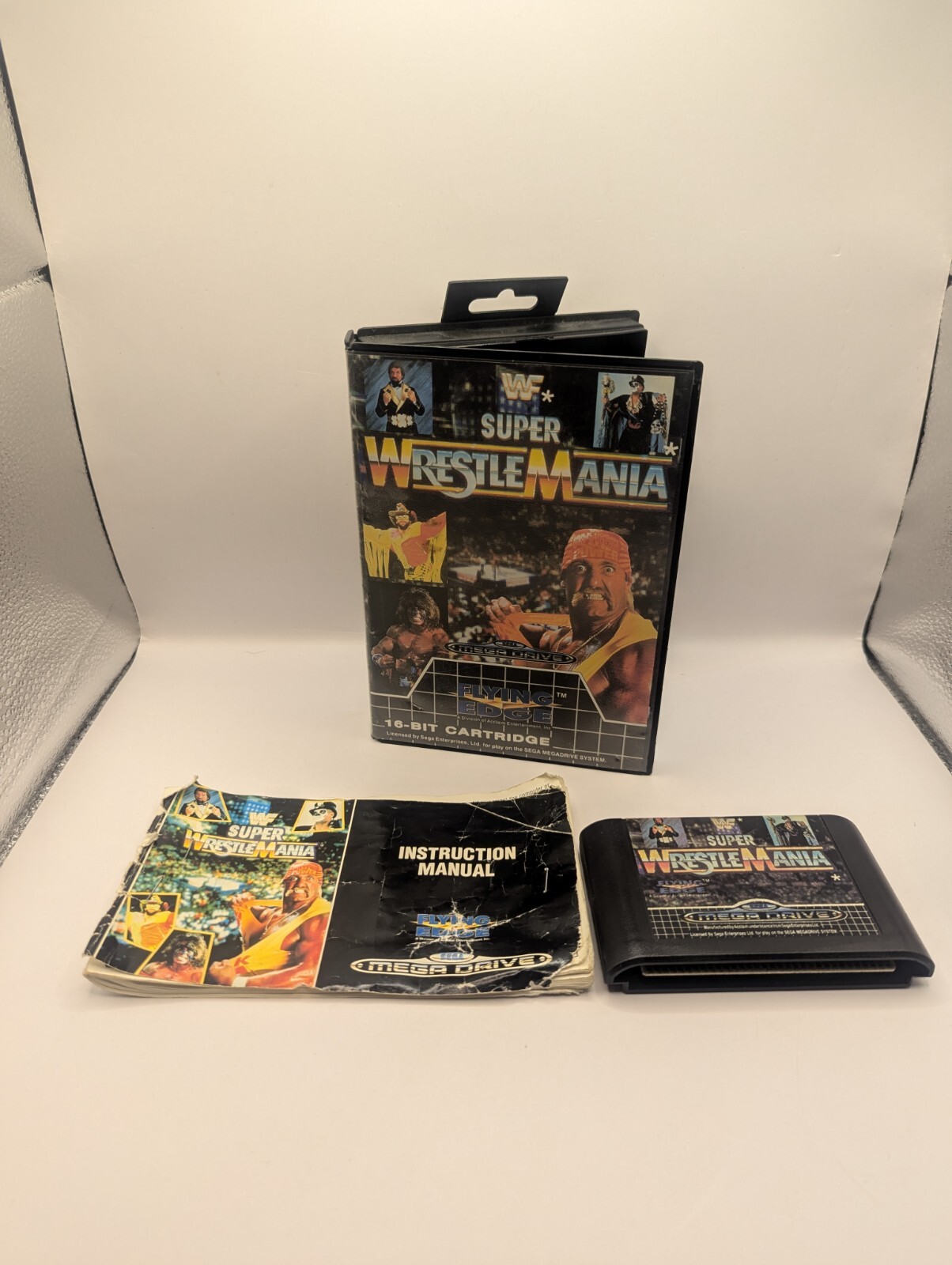 WWF Super Wrestlemania Sega Megadrive With Manual.
