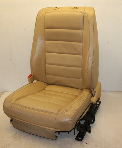 Fahrersitz VW Touareg Sitz Leder beige sonnenbeige vorn links