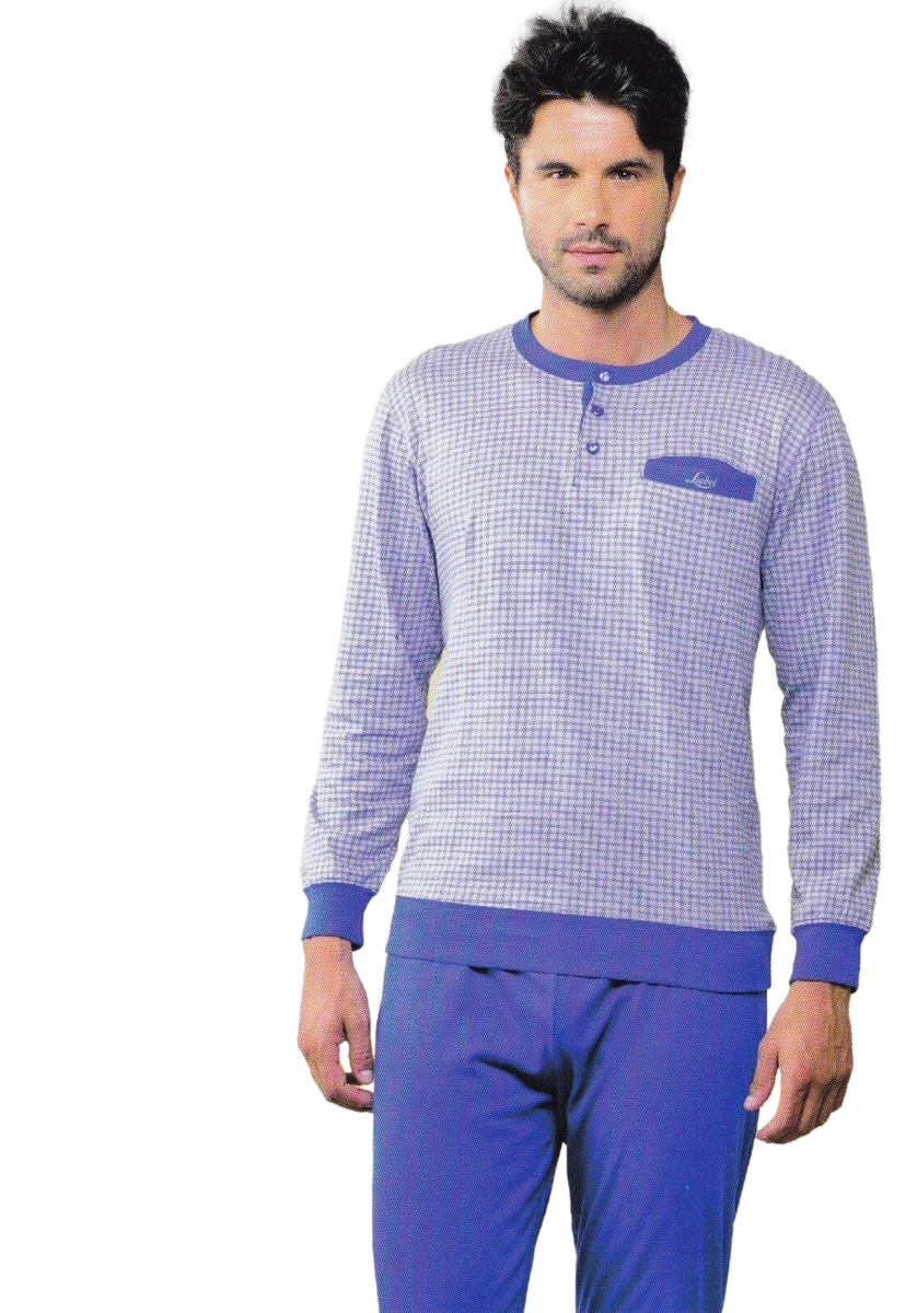 Pigiama Corto Uomo Estivo Liabel - 100% Cotone, Comfort-Fit, Set Maglia E Pantaloncini - Foto 7