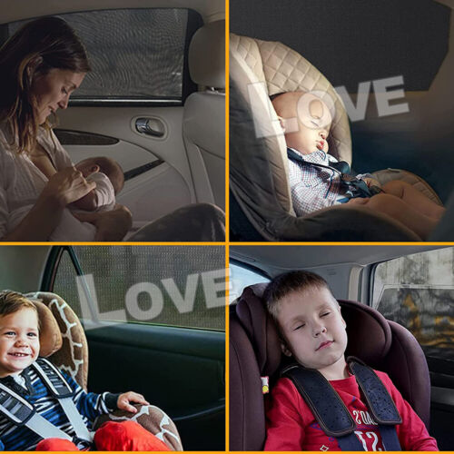 Magnetic Car Window Sun Shade UV Protection Front+Rear Side Window Curtain Cover - Picture 2 of 11