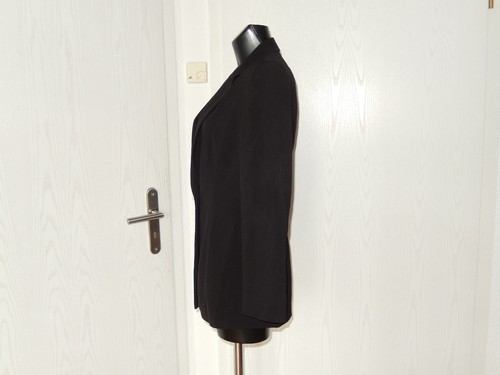 MARC CAIN   MARCAIN  BLAZER  JACKE  SCHWARZ   N 4  SCHURWOLLE    TOP - Afbeelding 9 van 11