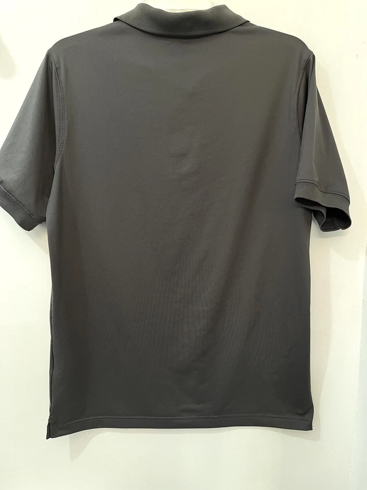 Camisa polo Lands End adolescentes meninos tamanho XL 18-20 manga curta desgaste ativo cinza - Imagem 2 de 4