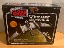 Star Wars Vintage Collection Clone Wars Republic V-19 Torrent Starfighter SEALED