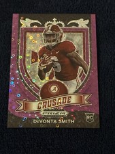 2021 Panini Prizm Draft Picks Crusade Purple Circles #'d  /50 Devonta Smith RC