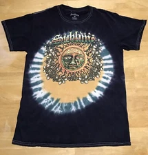 Sublime Band Concert Tie Dye Short Sleeve Graphic T Shirt Unisex Medium