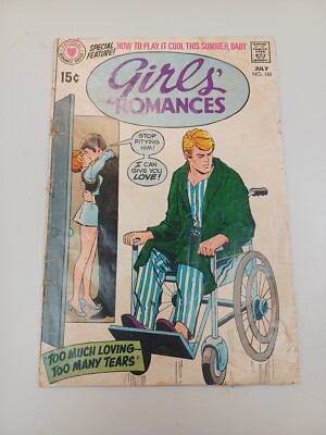 Girls' Romance 150 Too Much Loving Too Many Tears Wheelchair VG