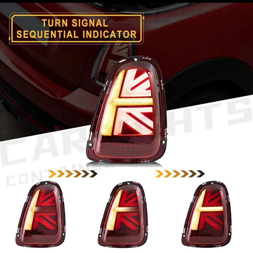 Completo Luces Traseras LED para Mini Cooper R56 R57 R58 R59 2011-2014 Rojo - Imagen 3 de 4