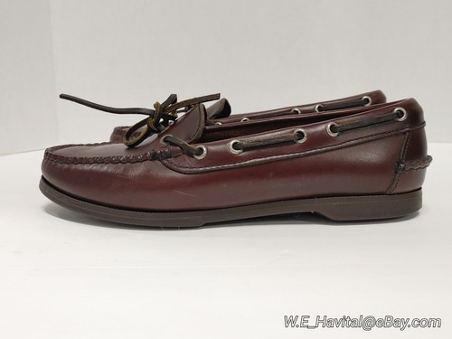 Women's Polo Ralph Lauren Camp Mocs W6897 Dark Brown Size 4.5 - Picture 6 of 16