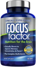 FOCUS Factor Dietary Supplement Nutrition for the Brain 180 Tablets EXP 07/2027