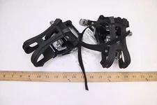 (2-Pk) Wellgo Clipless/Clip SPD Pedal Aluminum Black/Silver 9/16"