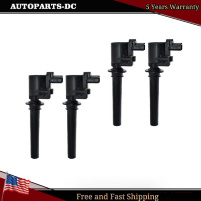 Set of 4 6G33-12A366-CA Ignition Coil For ASTON MARTIN VANTAGE DB9 Rapide DBS