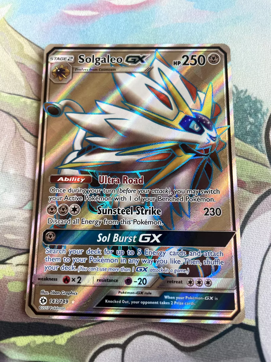 Pokemon - Solgaleo GX - 143/149 - Full Art Ultra Rare