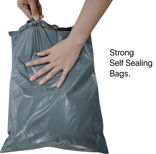 GREY MAILING BAGS STRONG POLY POSTAL POST POSTAGE SELF SEAL PACKAGING STRONG - Picture 3 of 15