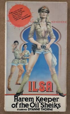 Ilsa - Harem Keeper of the Oil Sheiks 1988 VHS Dyanne Thorne