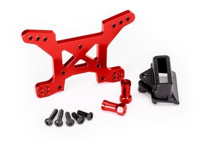 Traxxas 8964R Tappi Ammortizzatori GT-Maxx In Alluminio Rosso - 4 Pezzi Per Maxx - 5