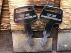 2 Keys Fits Case Linkbelt JCB Sumitomo Excavator 150979A1 KHR0369 S450