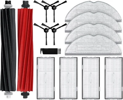 MSM Ersatzteile Bürsten Filter Für Roborock S8 / S8 Plus DuoRoller Wischtücher