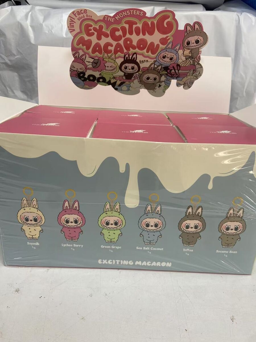 POP MART The Monsters Exciting Macaron Plush Doll Series POP MART The Monsters Exciting Macaron Plush Doll Series